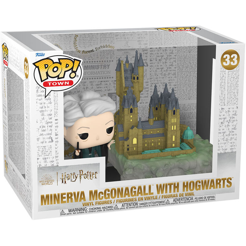 Emballage original de la figurine Funko POP Minerva McGonagall Harry Potter avec illustration colorée