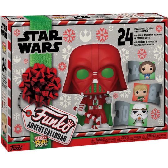 Calendrier de l'Avent Star Wars FUNKO avec 24 figurines POP emballées individuellement