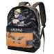 Sac à dos Naruto Shippuden Uzumaki 44cm vue de face avec logo KARACTERMANIA