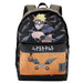 Détail de la poche frontale déperlante du sac Naruto Uzumaki en matériau recyclé
