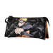 Trousse Naruto Shippuden Uzumaki vue de face avec ses trois compartiments ouverts