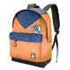 Sac à dos Dragon Ball 44cm KARACTERMANIA vu de face avec design coloré et poche avant zippée