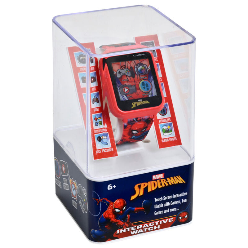 Montre connectée Marvel Spider-Man avec écran tactile et design coloré pour enfants