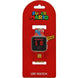 Montre LED Super Mario Bros Nintendo affichant l'heure en rouge sur un fond noir avec le logo Mario
