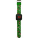 Gros plan sur le bracelet ajustable de la montre LED Minecraft pour enfants.
