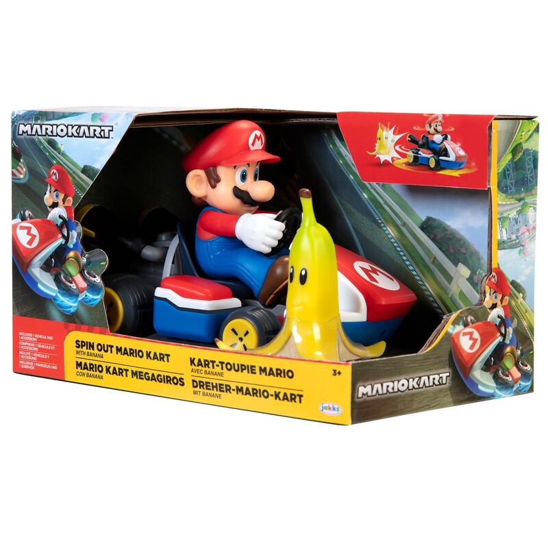 Figurine Mario Kart Spinout de 6,5 cm vue de face avec détails colorés et finition soignée