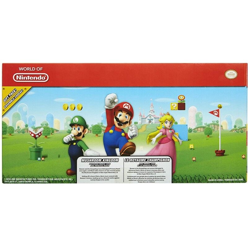 Figurine Luigi de 10cm détaillée du pack Super Mario Bros avec couleurs vives et finitions précises