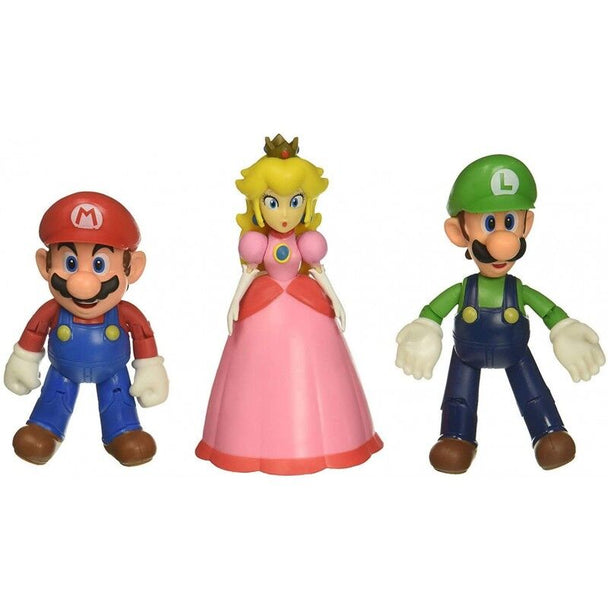 Vue rapprochée de la figurine Mario de 10cm du pack JAKKS PACIFIC Super Mario Bros