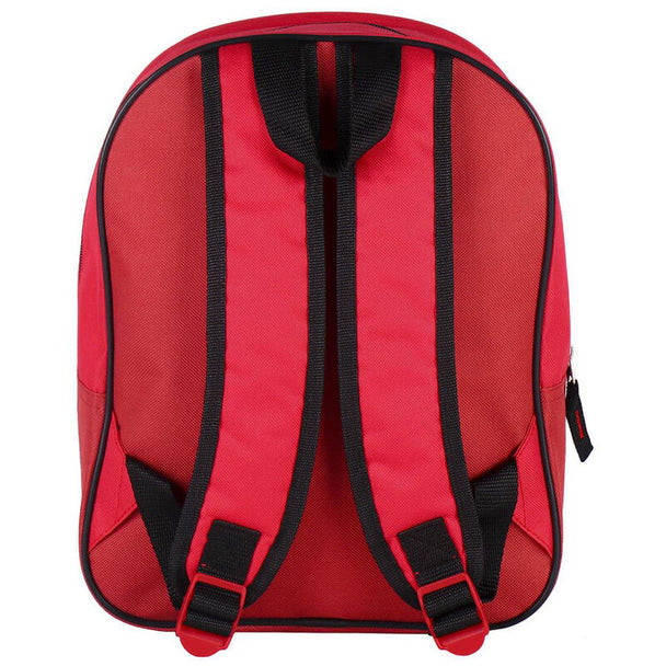 Sac à dos Spiderman 3D CERDÁ porté par un enfant, montrant la taille idéale et les bretelles réglables