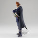 Détail du visage et expression réaliste de la figurine Drake Granline Men par BANPRESTO