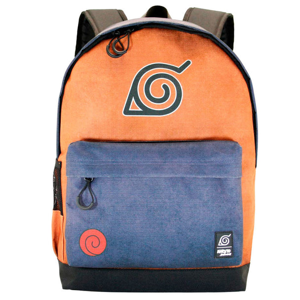 Détail des bretelles renforcées et sangle trolley du sac à dos Naruto Shippuden 44cm