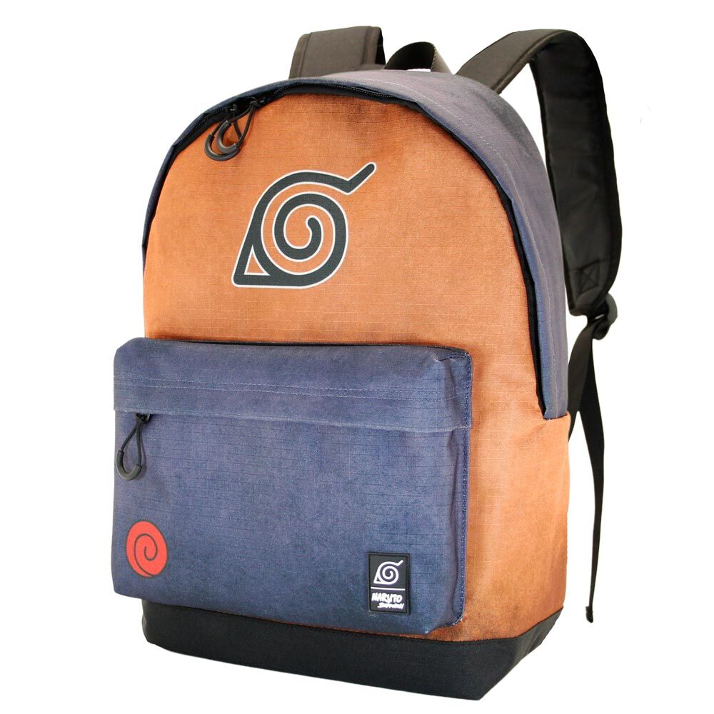 Intérieur doublé avec poche rembourrée pour appareils électroniques du sac Naruto Shippuden