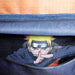 Sac à dos Naruto Shippuden posé sur fond blanc mettant en valeur son design et ses dimensions