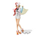 Vue arrière de la figurine BANPRESTO One Piece The Grandline Lady TBA Vol.1 mettant en valeur les détails du costume