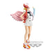 Gros plan sur le visage de la figurine One Piece The Grandline Lady TBA Vol.1 avec expression fidèle au personnage