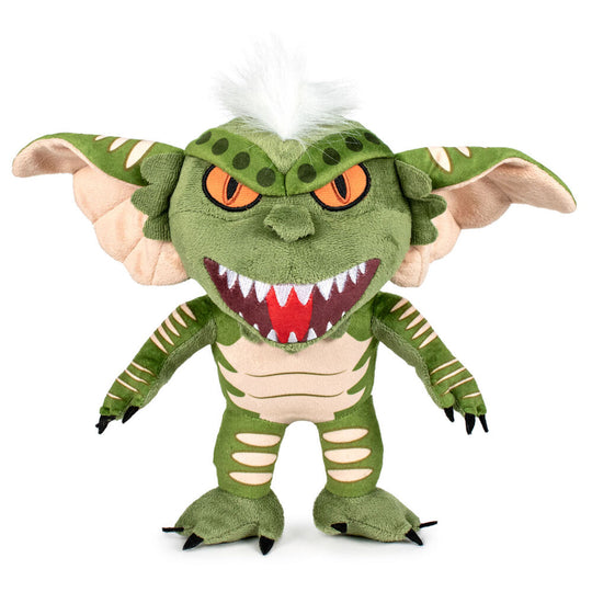 Peluche Gremlins Stripes de 25 cm en tissu doux, montrant les détails précis du personnage emblématique.