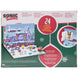 Image du packaging du calendrier de l'Avent Sonic avec illustration dynamique du hérisson bleu