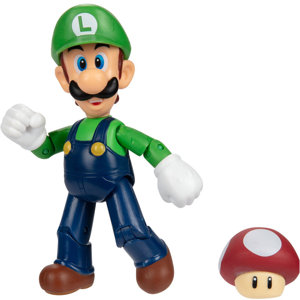 Vue arrière de la figurine Super Mario Bros montrant les finitions et textures