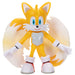 Vue rapprochée sur le visage expressif de la figurine Sonic The Hedgehog de la collection Wave 8