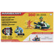 Figurine Luigi Kart 6,5cm sur fond blanc montrant la qualité des finitions