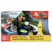 Figurine Luigi Kart 6,5cm vue de face avec détails colorés Mario Kart Spinout