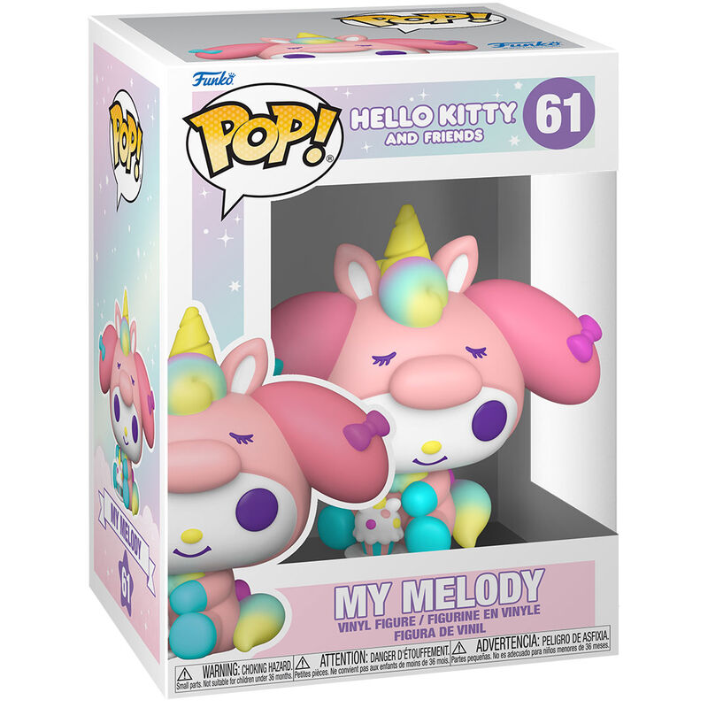Figurine Funko POP Hello Kitty Sanrio en vinyle de 9 cm dans sa boîte cadeau colorée