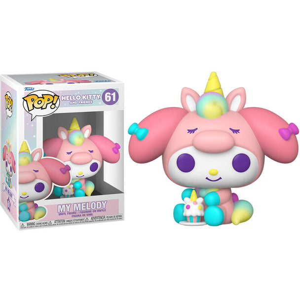 Détail de la figurine My Melody Sanrio Funko POP avec ses couleurs vives et son design soigné
