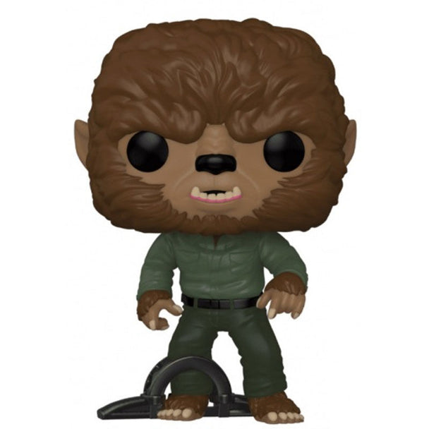 Figurine Funko POP exclusive The Wolf Man de Universal Monsters, en vinyle de 9 cm dans sa boîte avec fenêtre transparente