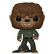 Figurine Funko POP exclusive The Wolf Man de Universal Monsters, en vinyle de 9 cm dans sa boîte avec fenêtre transparente