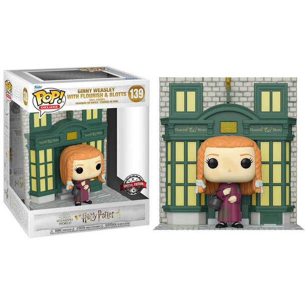 Vue rapprochée de la figurine Ginny Weasley POP avec détails précis et couleurs vives