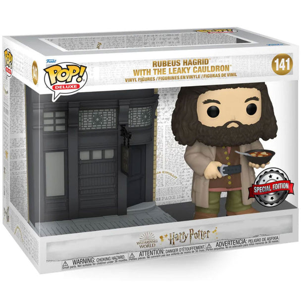 Figurine Funko POP de Rubeus Hagrid debout dans Diagon Alley avec détails précis et couleurs vives