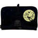 Détail des motifs embossés et appliqués sur le portefeuille Nightmare Before Christmas
