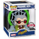 Image de la figurine POP Madame Web exclusive Marvel Spiderman montrant le dos et les textures fines du modèle FUNKO