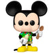 Zoom sur la figurine Mickey Mouse Funko POP édition spéciale 50e anniversaire avec détails colorés et boîte collector