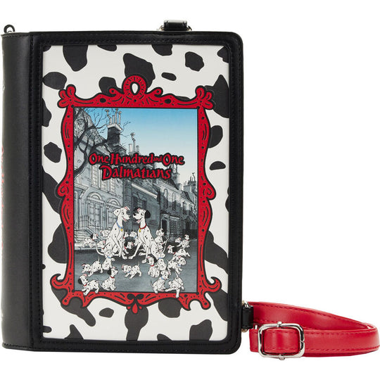 Sac à dos Loungefly Disney 101 Dalmatians vue de face avec imprimé dalmatien distinctif