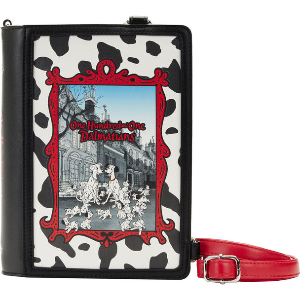 Sac à dos Loungefly Disney 101 Dalmatians vue de face avec imprimé dalmatien distinctif