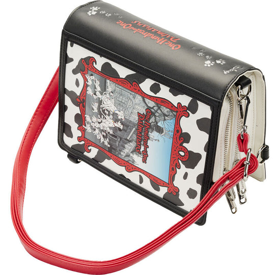 Intérieur du sac Loungefly 101 Dalmatians avec doublure imprimée coordonnée Disney
