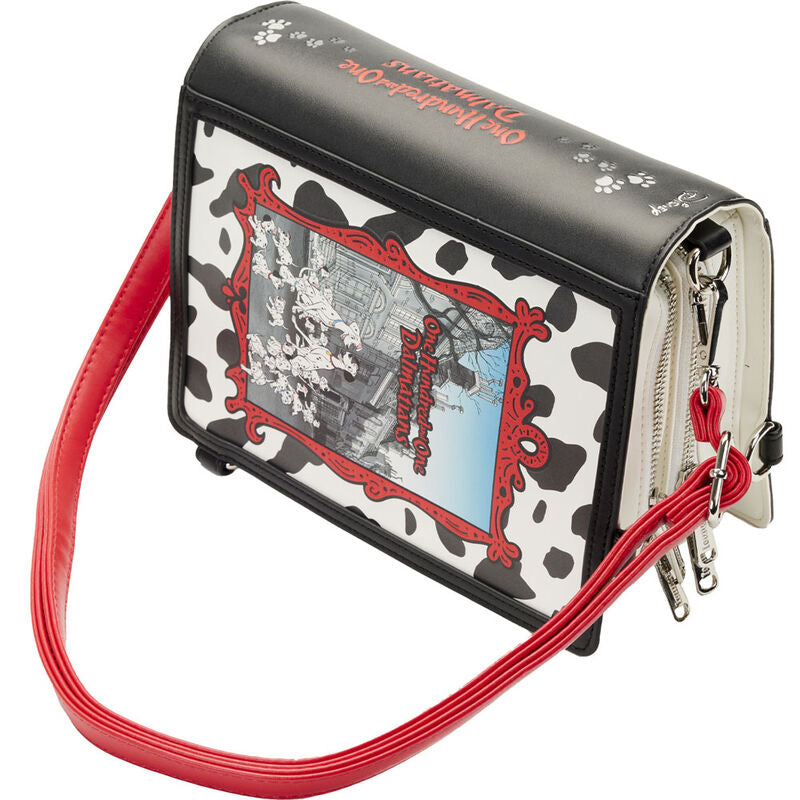 Intérieur du sac Loungefly 101 Dalmatians avec doublure imprimée coordonnée Disney