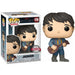 Gros plan sur la figurine Jaskier en vinyle Funko POP montrant les détails du visage et des vêtements