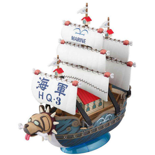 Maquette Garps Ship One Piece BANDAI Hobby de 15cm montée avec détails précis et couleurs vives
