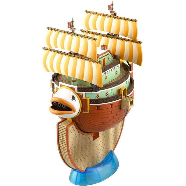Figurine kit modèle One Piece Baratie 15cm montée, vue de face avec détails précis du personnage