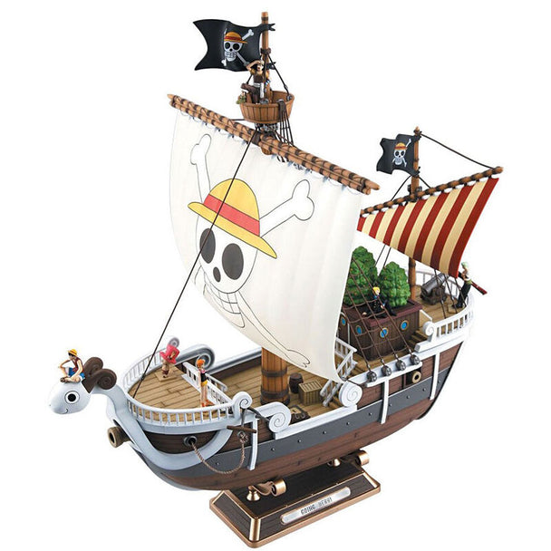 Maquette Going Merry One Piece de 30cm montée vue de face avec détails précis du navire