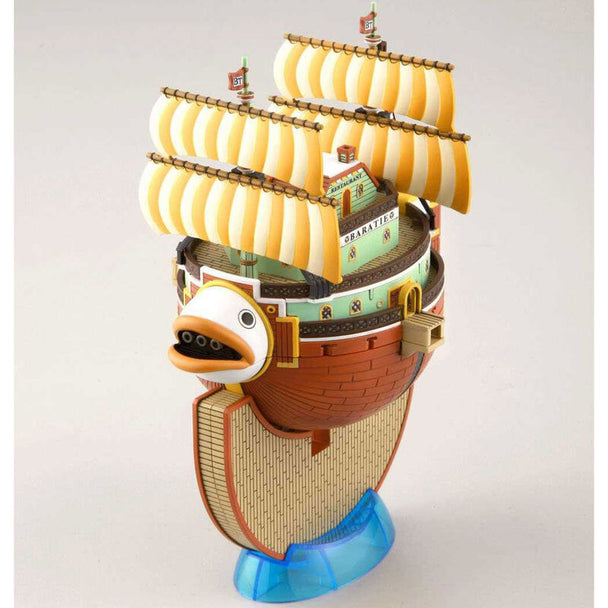 Kit modèle BANDAI HOBBY One Piece Baratie 15cm en emballage, prêt à être assemblé sans colle ni peinture