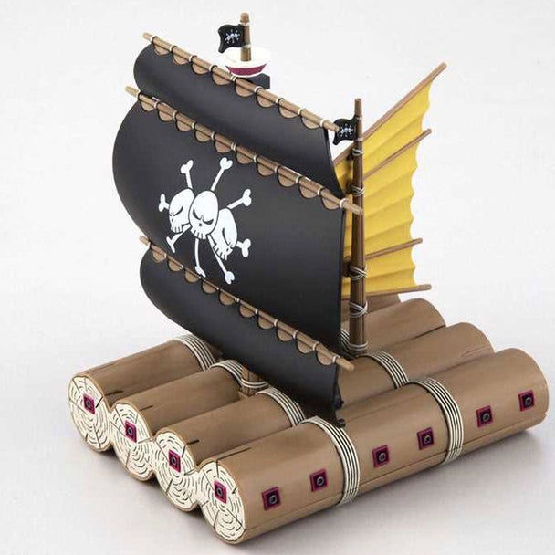 Kit maquette BANDAI HOBBY Marshall D Teach avec pièces détachées avant assemblage sur fond blanc