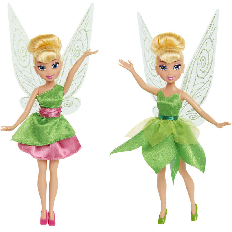 Poupée Disney Bell 25cm vue de face avec ses vêtements détaillés
