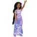 Poupée Isabela Disney Encanto posée debout sur fond blanc, illustrant sa taille et son design