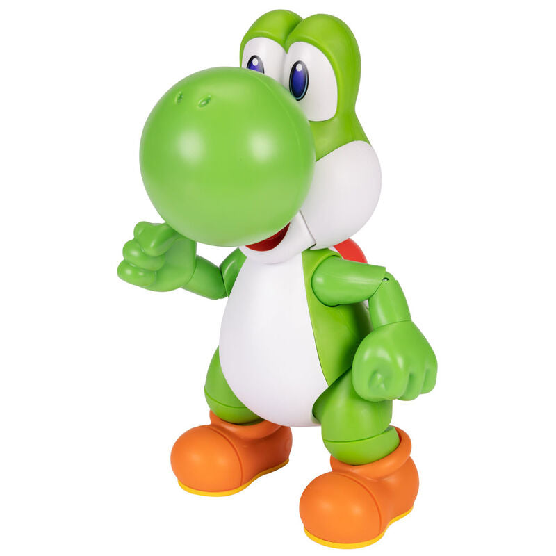 Emballage officiel de la figurine Yoshi 36 cm Super Mario Bros par JAKKS PACIFIC