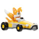Ensemble de trois véhicules Sonic The Hedgehog série 3 exposés avec leurs figurines assorties