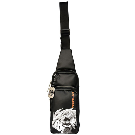 Détail de la fermeture éclair robuste du sac Dragon Ball Z CERDÁ avec motif animé