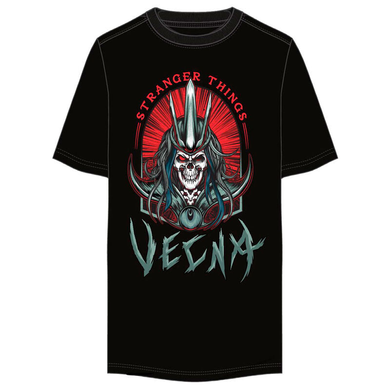 T-shirt Stranger Things Vecna DIFUZED en coton avec design exclusif inspiré de la série culte.